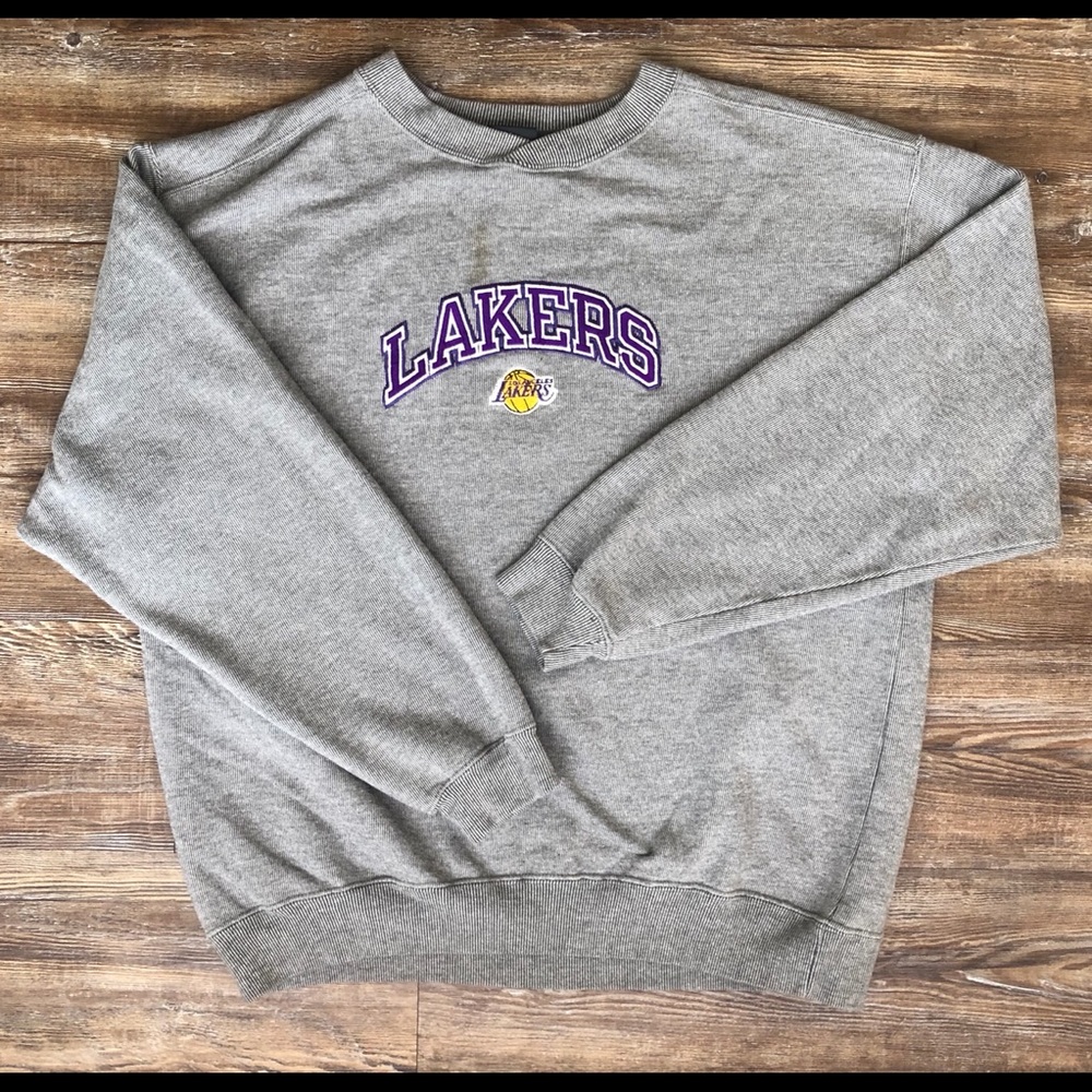 Vintage Lakers Embroidered Sweater